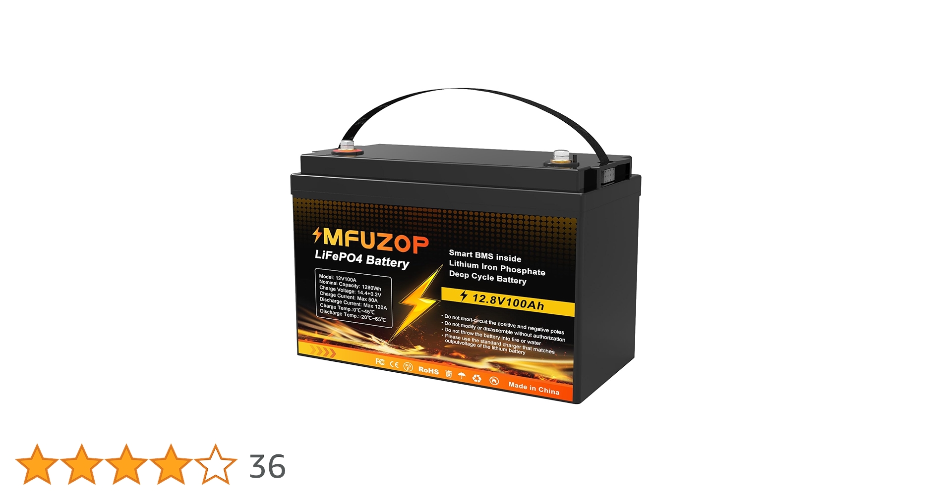 Amazon.co.jp: 【2024新登場！最新の技術を採用】MFUZOP 12V 100Ah